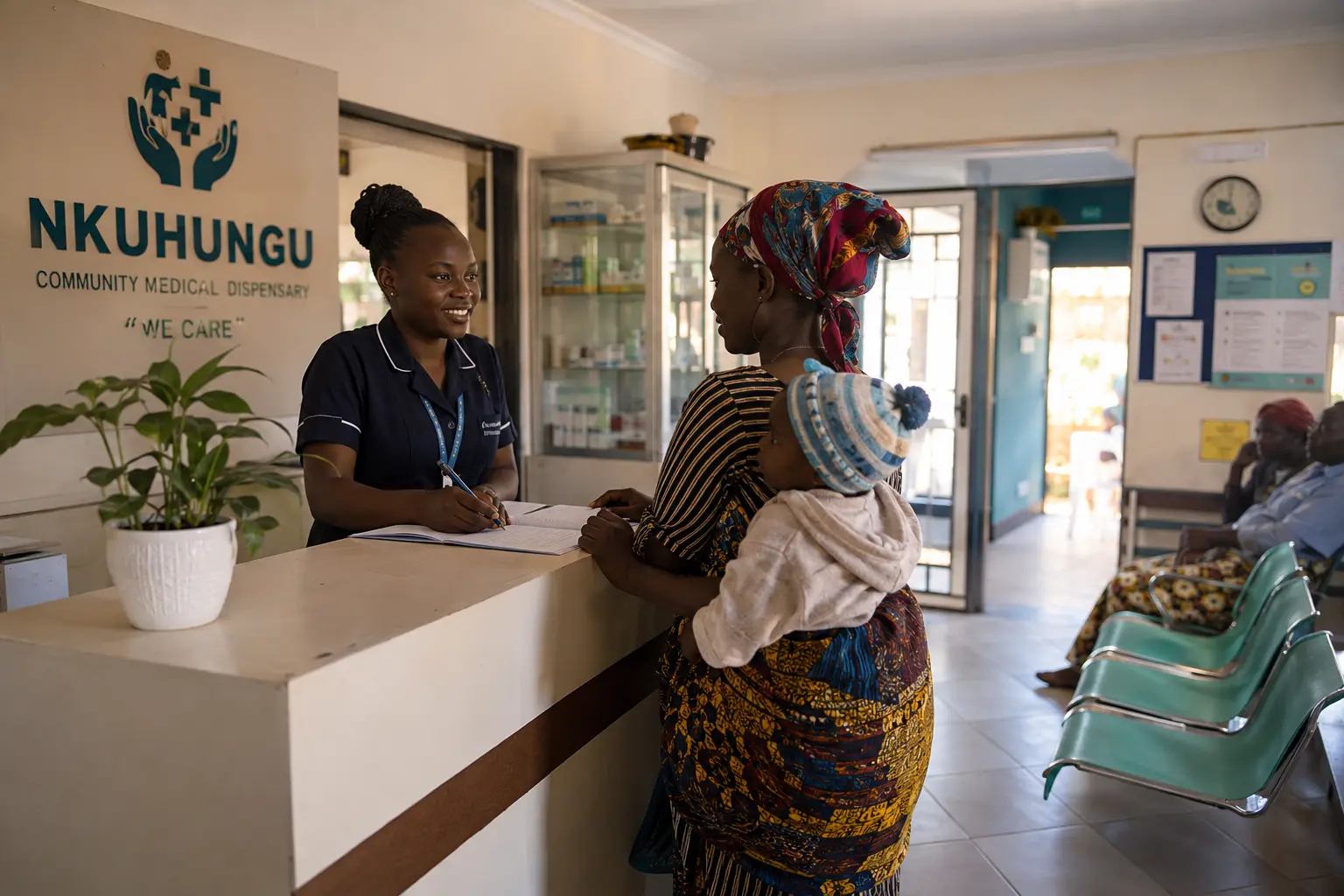 Reception at Nkuhungu Community Medical Dispensary
